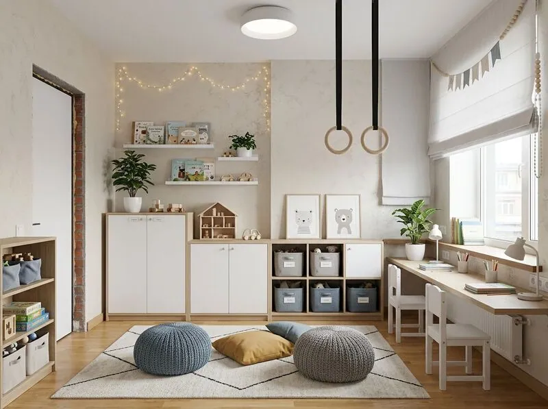 Scandinavian Kids playroom