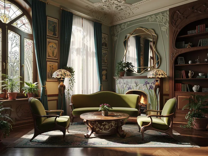 Art nouveau Living room