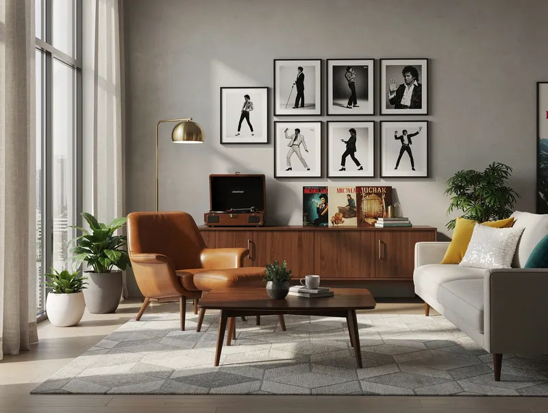 Midcentury modern Living room