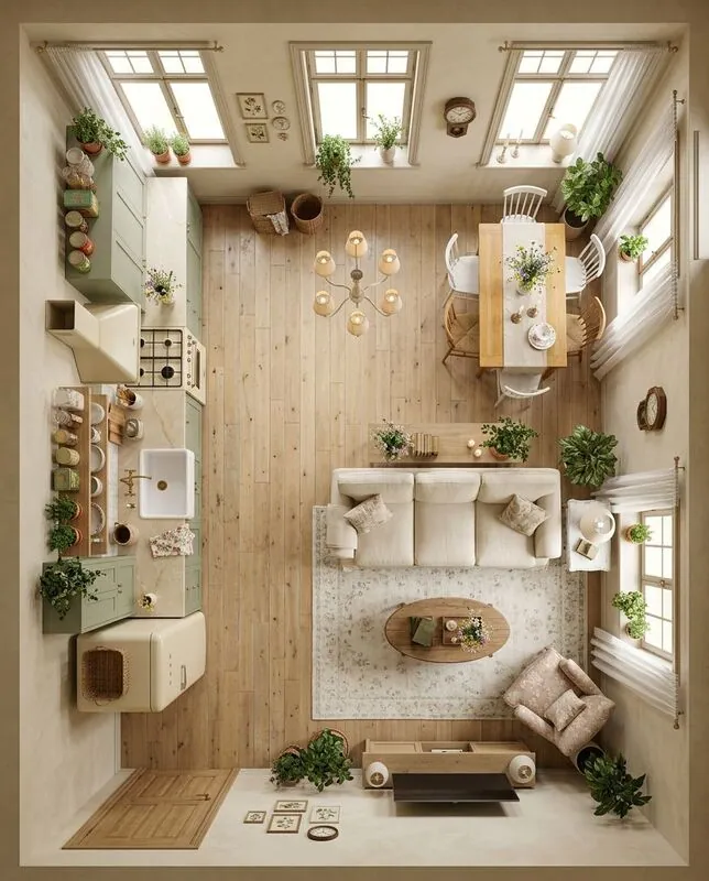 Cottagecore Living room