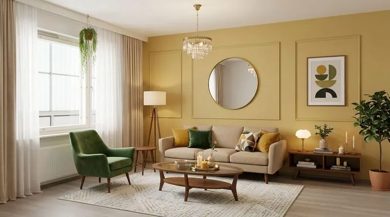 Midcentury modern Living room
