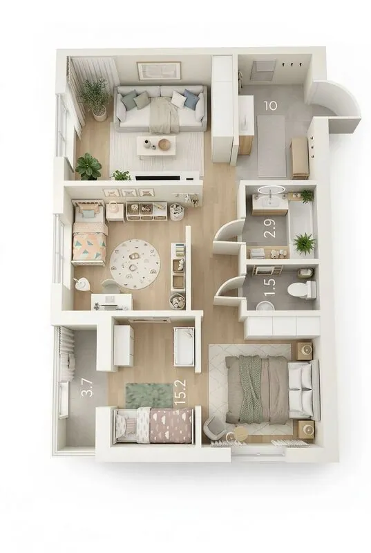 Scandinavian Living room