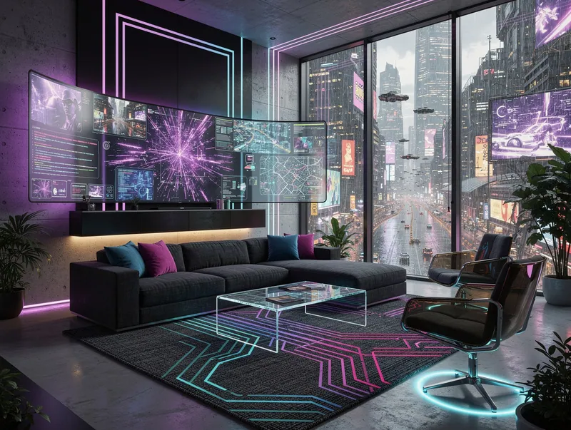 Cyberpunk Living room