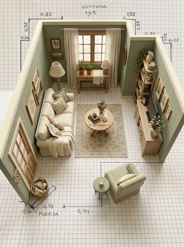 Cottagecore Living room