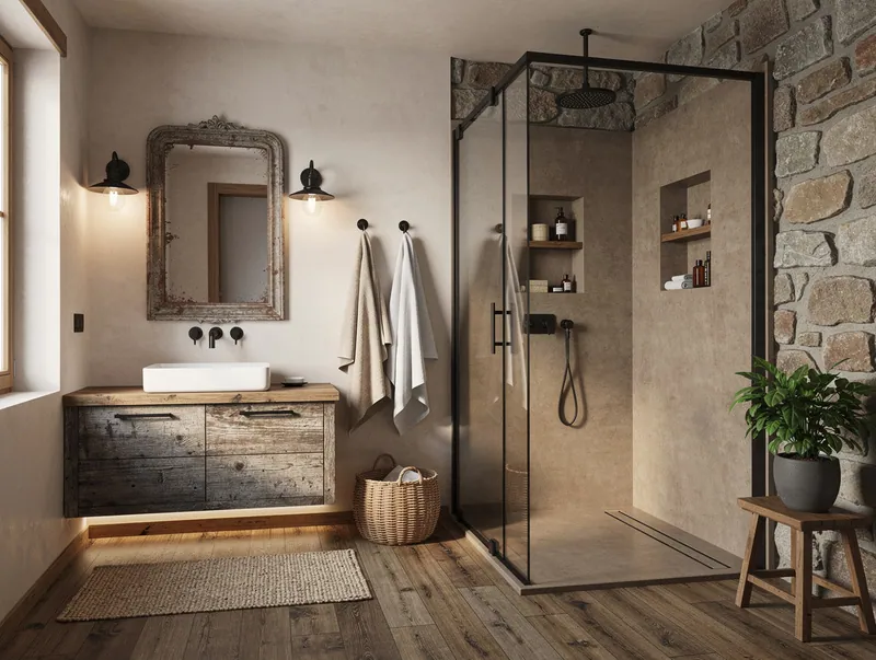 Rustic Bathroom
