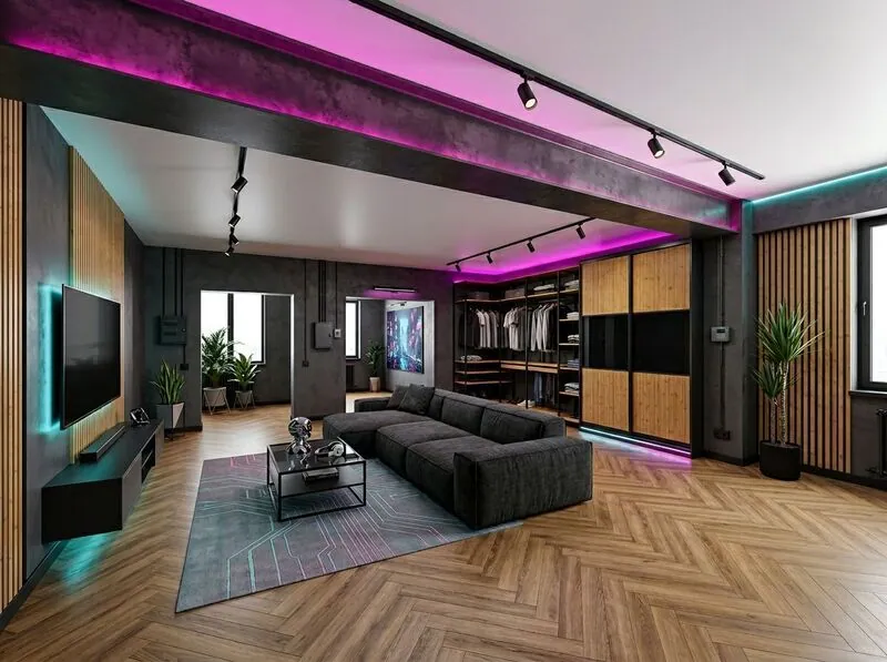Cyberpunk Living room