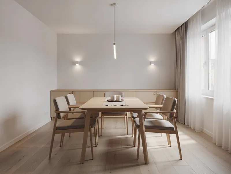 Minimalist Dining room