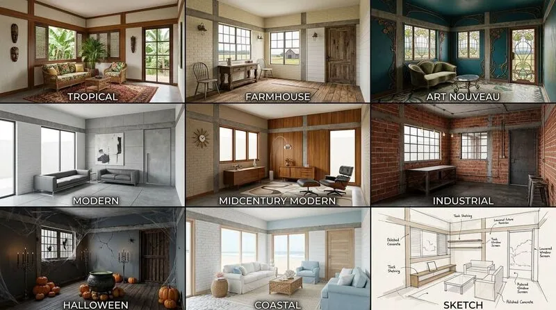 Explore multiple styles Kitchen