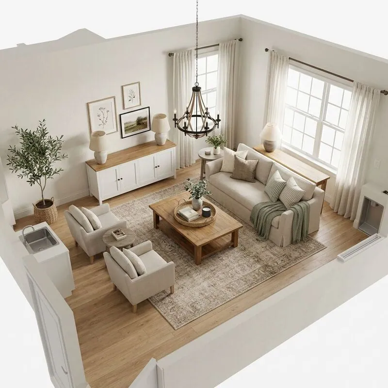 Farmhouse Living room