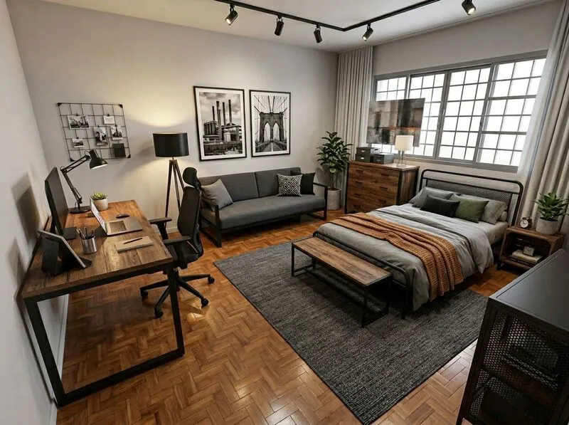 Industrial Bedroom