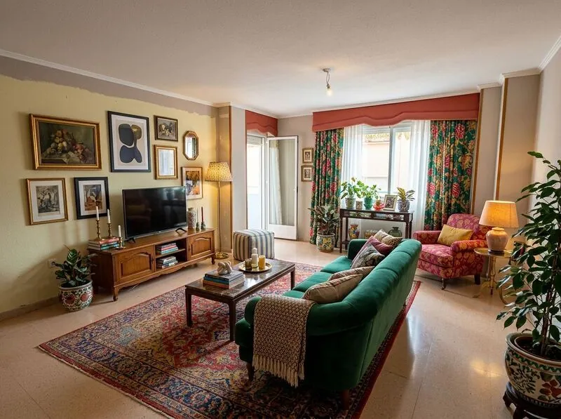 Maximalist Living room