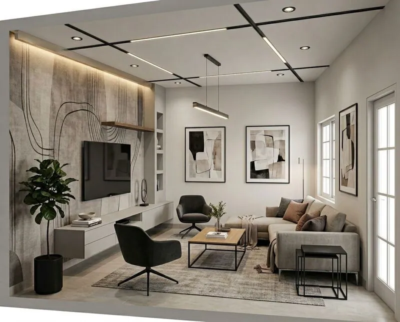 Contemporary Living room