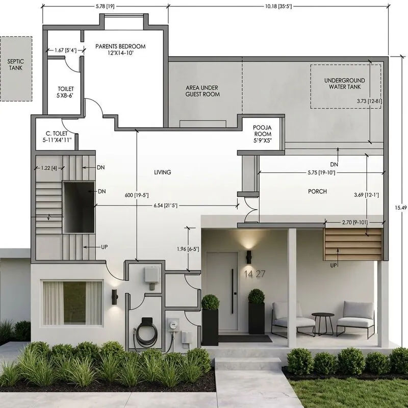 Minimalist House exterior