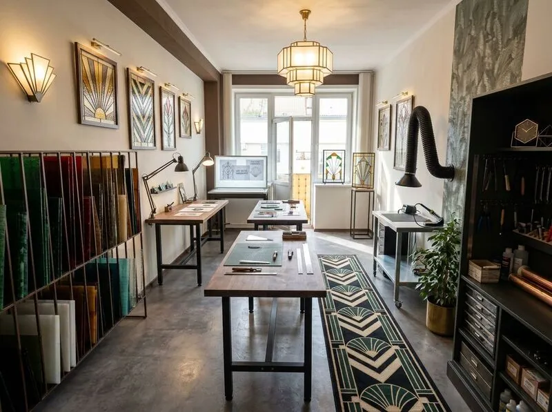 Art deco Exhibition space