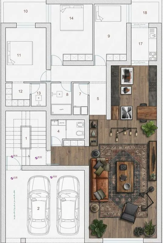 Industrial Living room