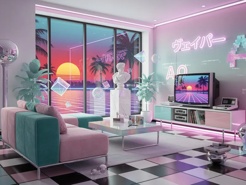 Vaporware Living room