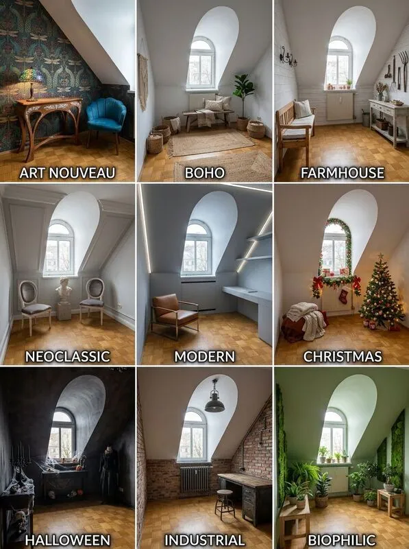 Explore multiple styles Bedroom