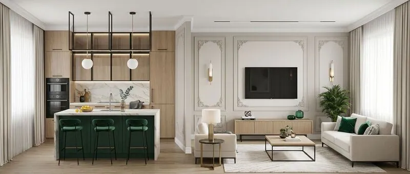 Neoclassic Living room