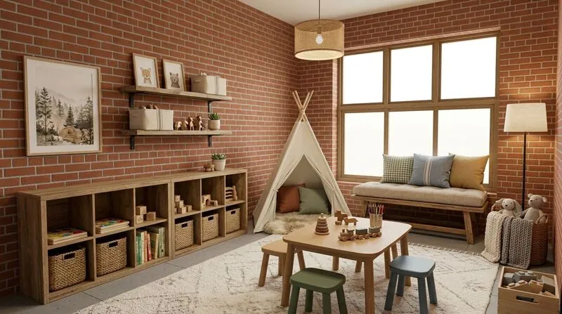 Rustic Kids playroom