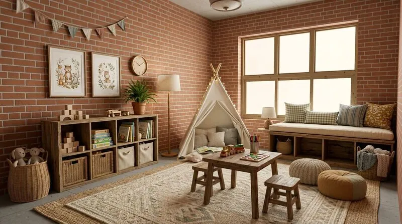 Rustic Kids playroom