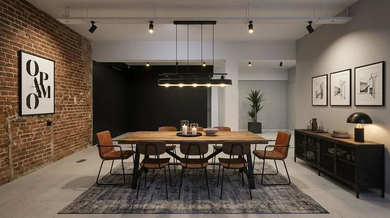 Industrial Dining room