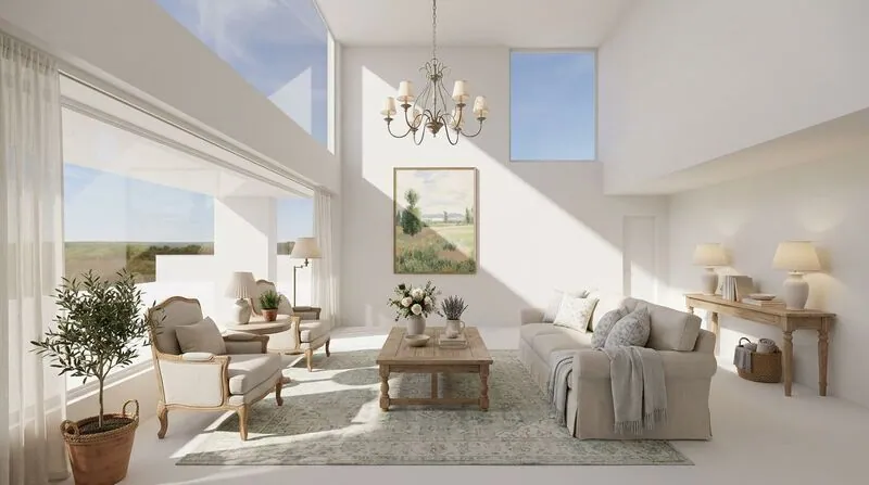 French country Living room