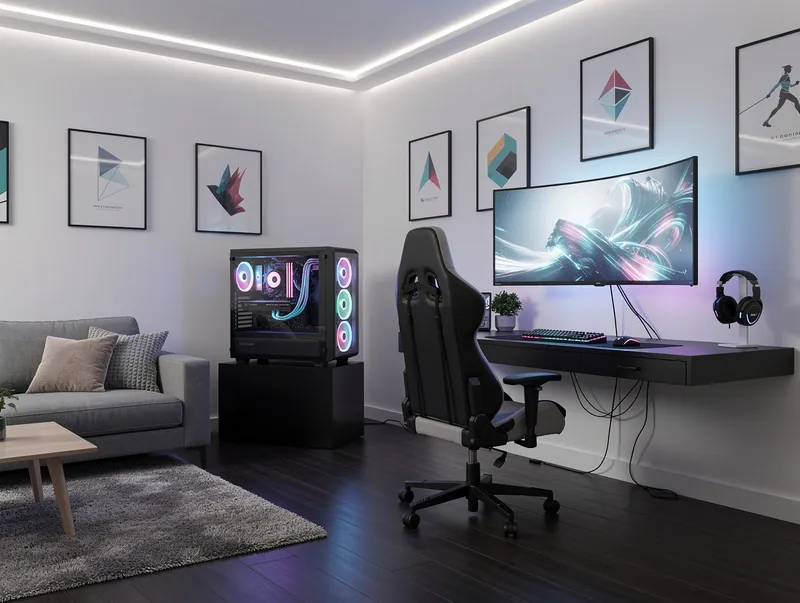 Modern Gaming room