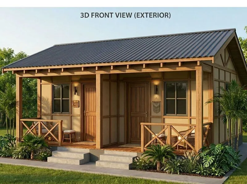 Tropical House exterior