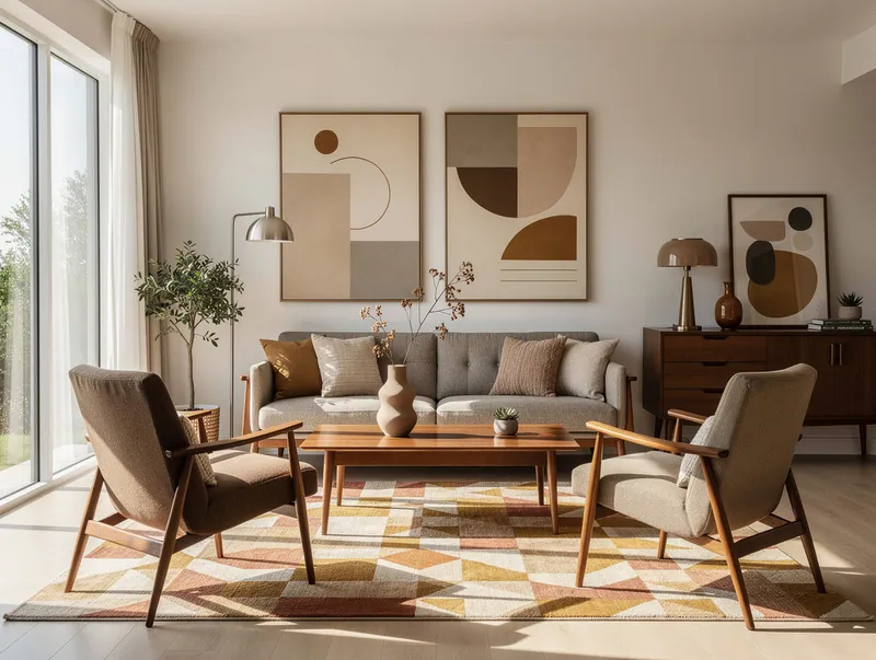Midcentury modern Living room
