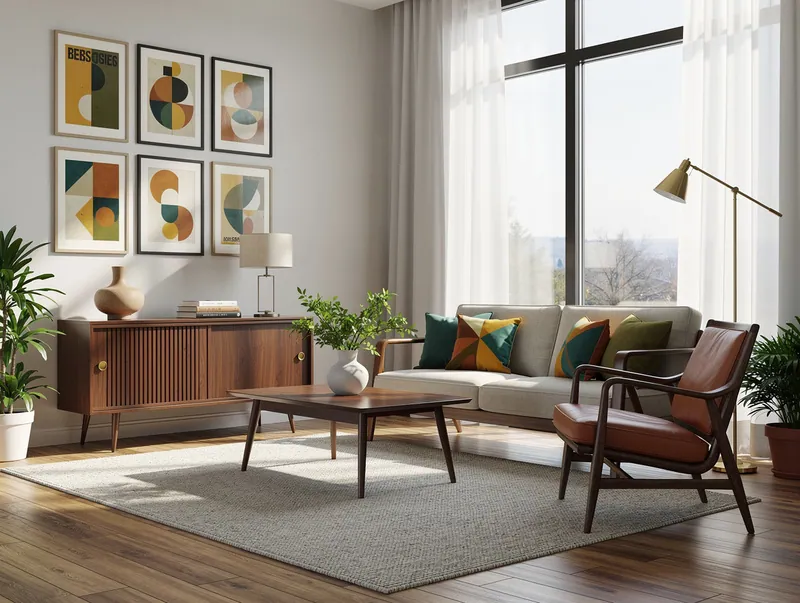 Midcentury modern Living room