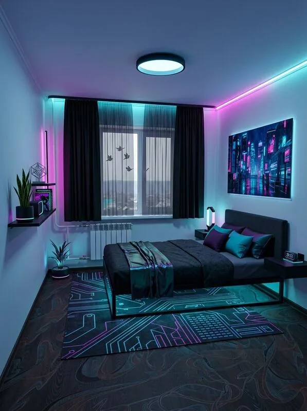 Cyberpunk Bedroom