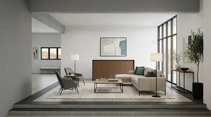 Modern Hotel lobby