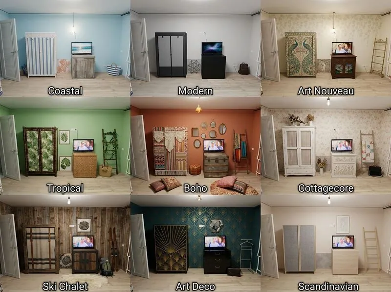 Explore multiple styles Living room