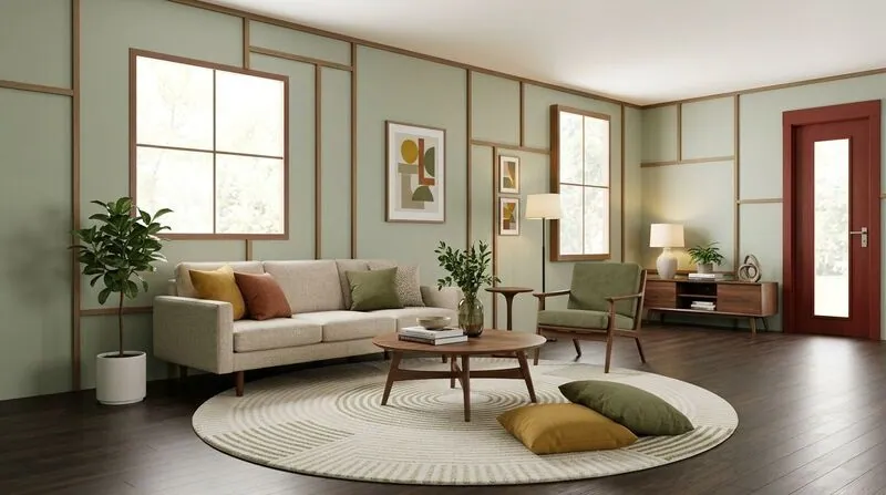 Midcentury modern Living room