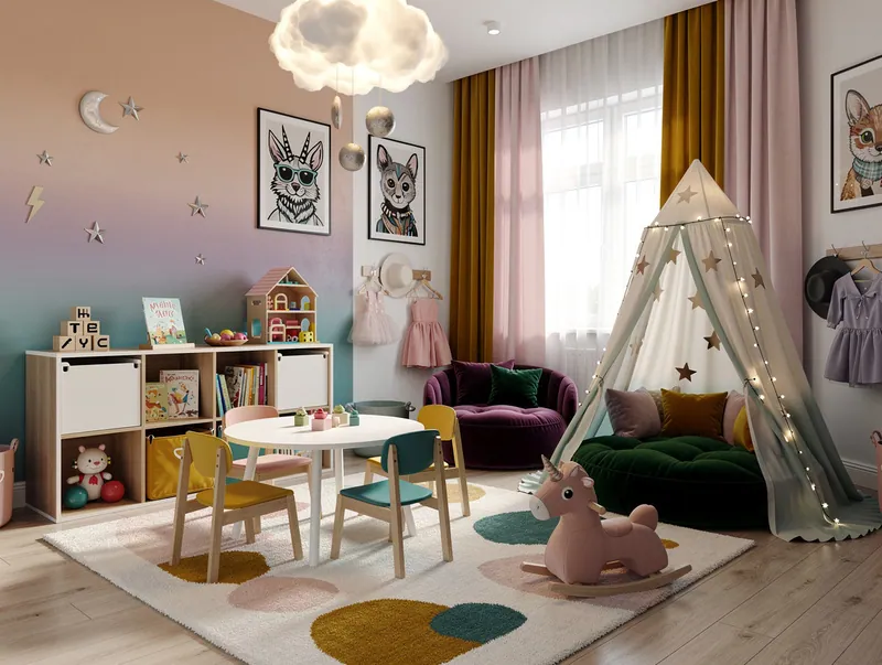 Modern Kids playroom