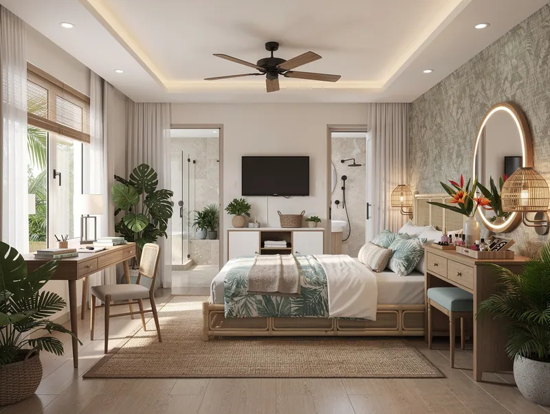 Tropical Bedroom