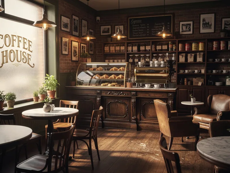 Vintage Coffee shop