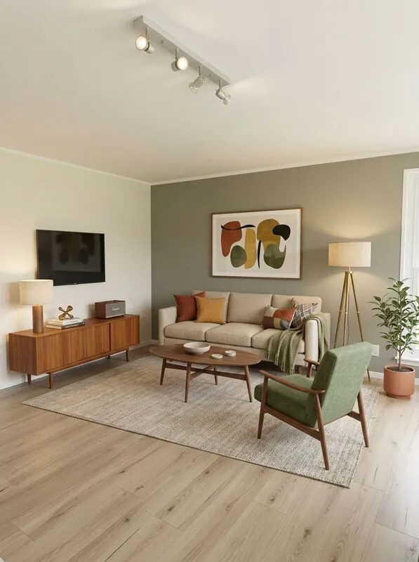 Midcentury modern Living room