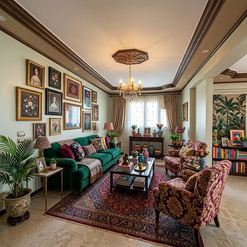 Maximalist Living room