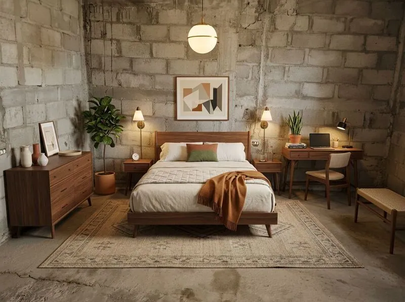 Midcentury modern Bedroom