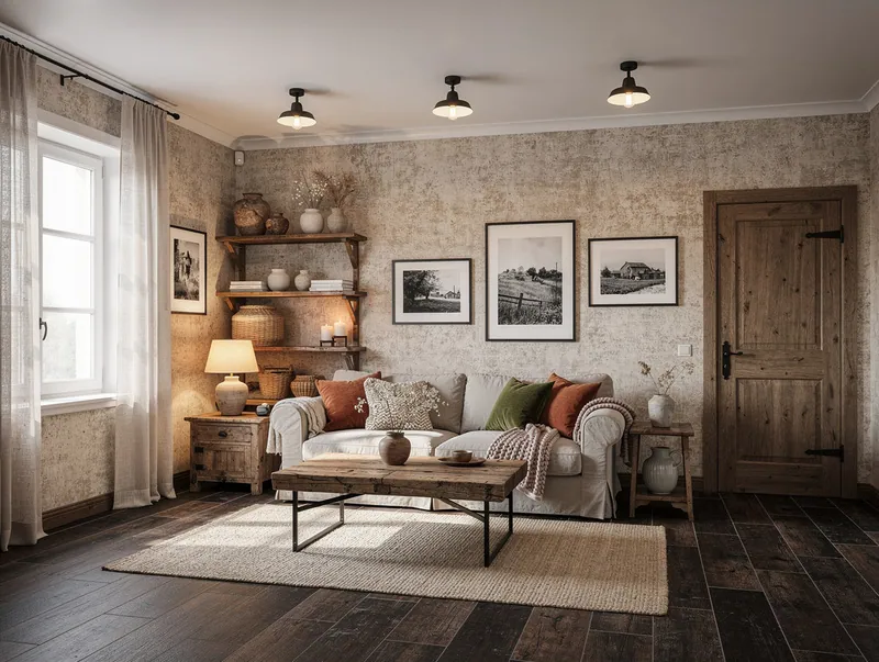 Rustic Living room