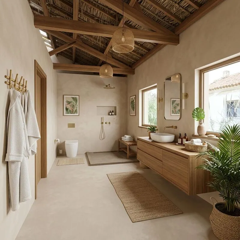Tropical Bathroom