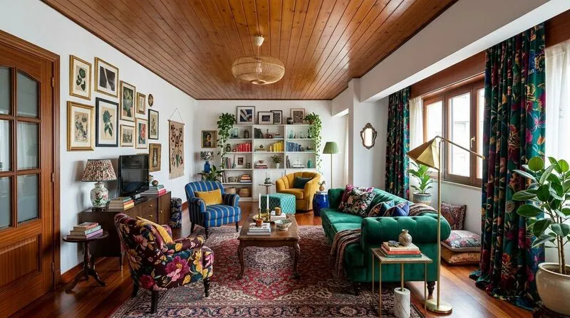 Maximalist Living room