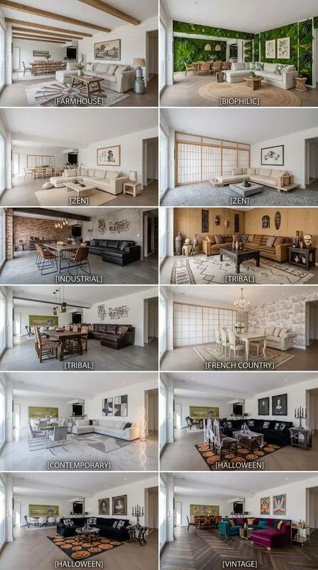 Explore multiple styles Living room