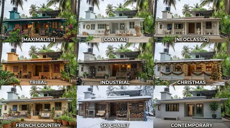 Explore multiple styles House exterior