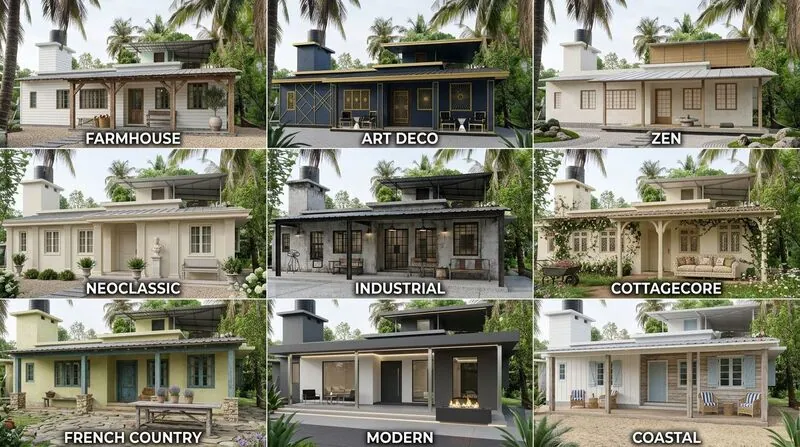 Explore multiple styles House exterior