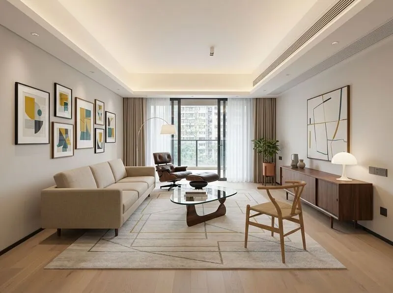 Midcentury modern Living room