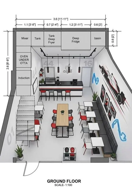 Modern Coffee shop