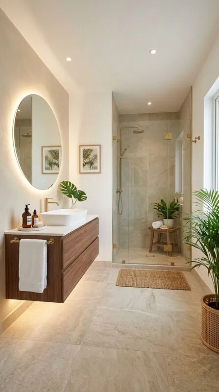 Tropical Bathroom