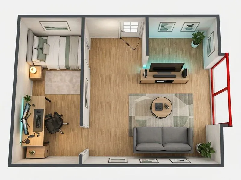 Modern Gaming room